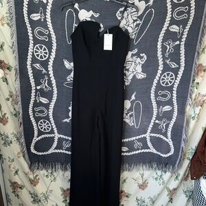 Amanda Uprichard Classic Black Jumpsuit
